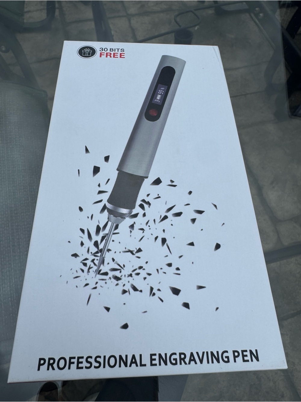 Professional Engraving Pen - Silver